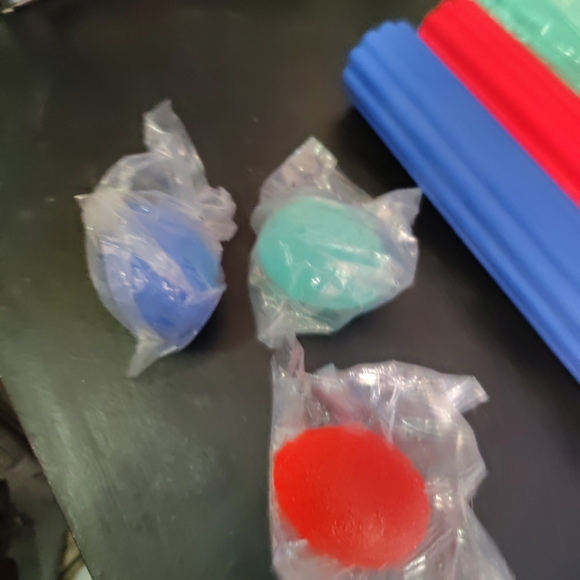Physical therapy exercise hand & wrist bars and squeeze stress eggs - Picture 8 of 12